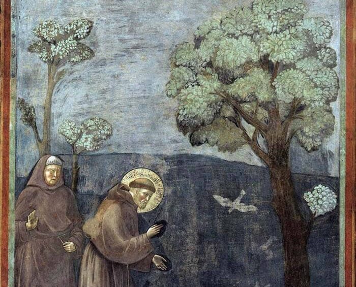 San Francesco predica agli uccelli