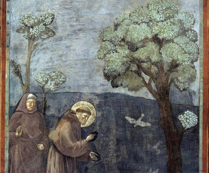 San Francesco predica agli uccelli